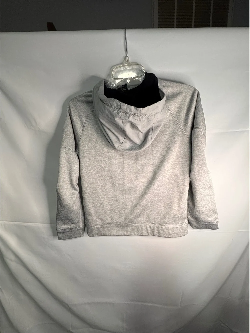 Athletic Works Gray Hooded Full-Zip Sweatshirt Jacket Size Large (10-12)
